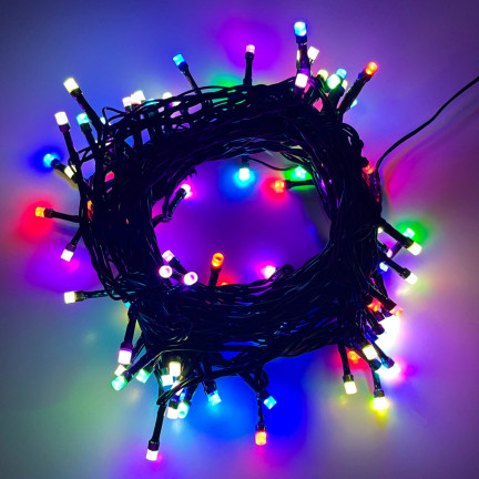 LM100 WEIHNACHTSBAUM LEUCHTET 100 LED MEHRFARBIG 8 LICHTMODI FÜR DEN BAUM