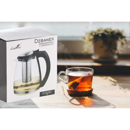 LUT4261 HITZEBESTÄNDIGE KANNE MIT BRÜHER 2L