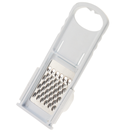 LUXL-145 FLACHE REIBE FÜR KNOBLAUCH INGWER NÜSSE REIBEN HACKMESSER KLEIN STAHL