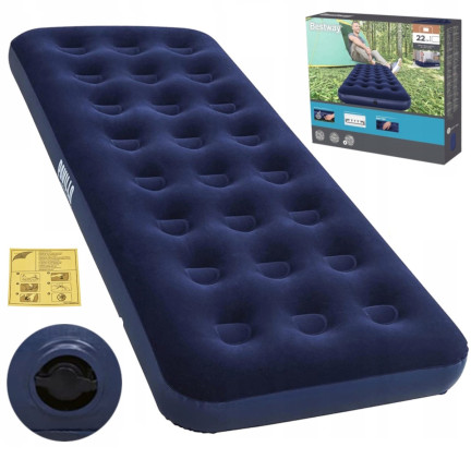 67000 BESTWAY EINZELNE AUFBLASBARE VELOURSMATRATZE 67000