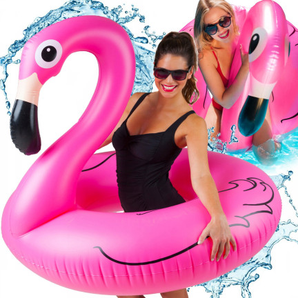 2648 Pink Flamingo Swim Ring for Kids