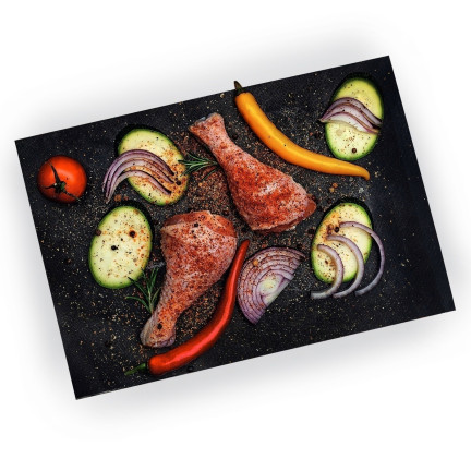 TD39 BBQ 10ER-SET GRILLMATTEN 40X33CM GRILLMATTE ZUM BACKEN MEHRZWECK