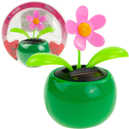 AS4 NICKEND SOLAR BLUME INSEKT TANZEN FLIP KLAPPE BABY TAG FIGUR