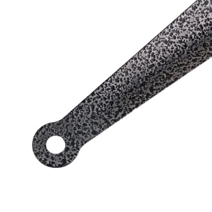 TG64640 LANGER SCHUHLÖFFEL 30CM MASSIV METALL SCHUHLÖFFEL FÜR STIEFEL MIT BÜGEL