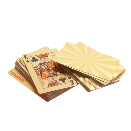 MM41 PLASTIKSPIELKARTEN GOLD EXKLUSIVES DECK
