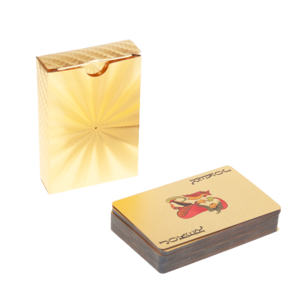 MM41 PLASTIKSPIELKARTEN GOLD EXKLUSIVES DECK