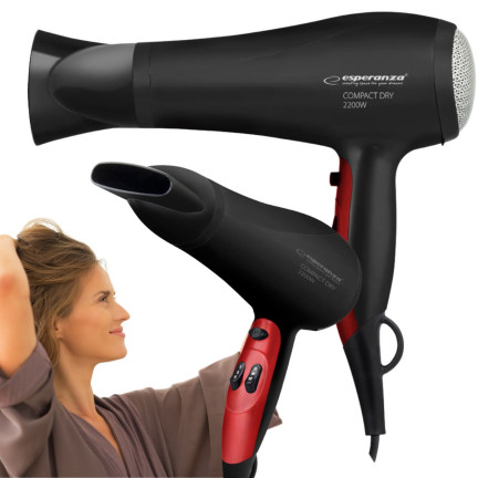 ES123 HAARTROCKNER 3-stufige Steuerung + Kaltluftgebläse POWERFUL 2200W
