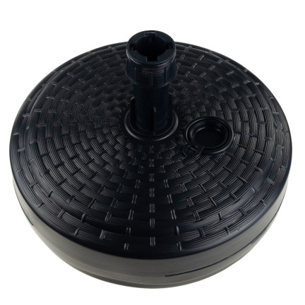 Mpor-S433 Rattan Garden Umbrella Base, Umbrella Stand with XXL Base