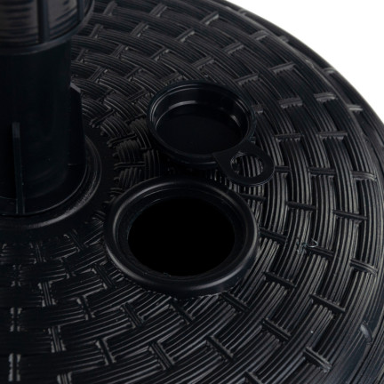 Mpor-S433 Rattan Garden Umbrella Base, Umbrella Stand with XXL Base
