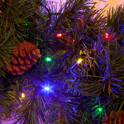 LM100 WEIHNACHTSBAUM LEUCHTET 100 LED MEHRFARBIG 8 LICHTMODI FÜR DEN BAUM