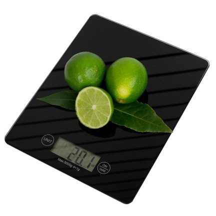 MM36 Flache Küchenwaage LCD elektronisch 5KG Slim