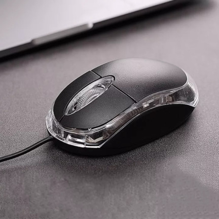 TG64658 DRÁTOVÁ OPTICKÁ MYŠ MALÁ POHODLNÁ PRO MYŠ K NOTEBOOKU