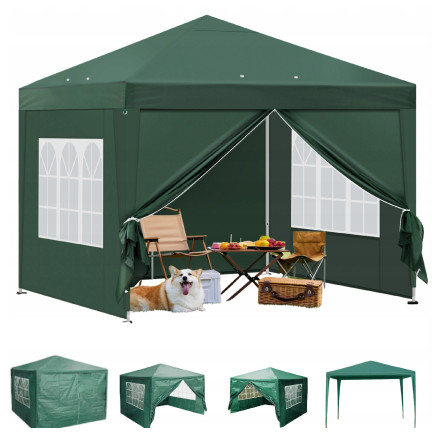 TG77595-1 ZAHRADNÍ PAVILON STAN 4 STĚNY ALTÁN ZAHRADNÍ PÁRTY KOMERČNÍ