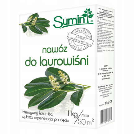 SUM76 Fertilizer for cherry laurel, multi-component fertilizer for shrubs and hedges, 1 kg