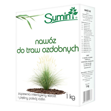 SUM27 SUMIN Ziergrasdünger 1KG, Volldünger-Granulat