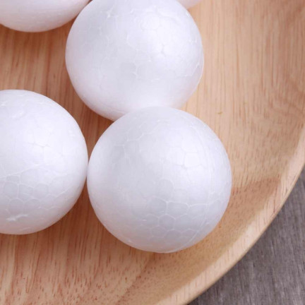Styroporkugel Ø 8cm Feste Qualität Polystyrenball Kugel 10 Stk. Weihnachten Deko