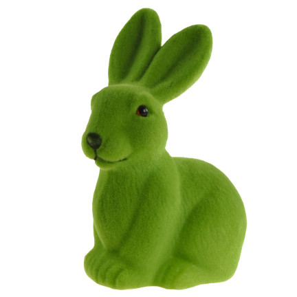 TG63605-8 zajíček sametový vánoční ozdoba kočička velká 15,5 cm