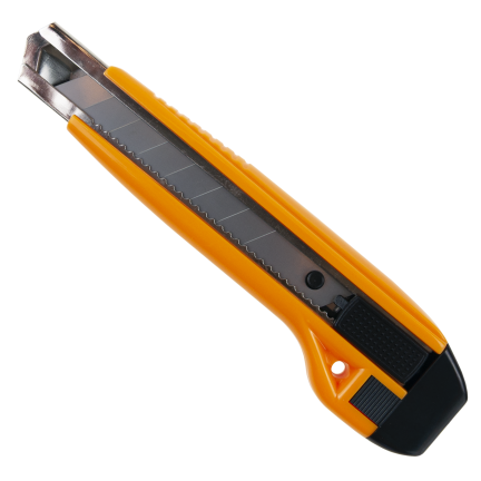 NOZ1609 utility knife with snap-off blade, 18 mm, retractable blade