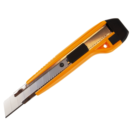 NOZ1609 utility knife with snap-off blade, 18 mm, retractable blade