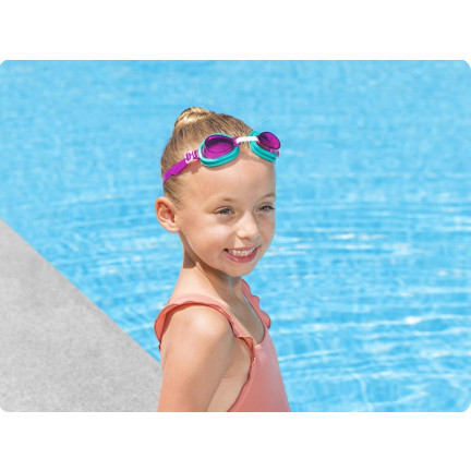 21002 Schwimmbrille Taucherbrille, Kinderbrille für das Schwimmbad, Aqua Burst Essential 21002 BESTWAY