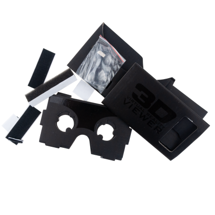 OO23 BRÝLE 3D PROHLÍŽEČ VIRTUÁLNÍ REALITY KARTONOVÉ BRÝLE