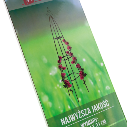 PERG-N0293 ZAHRADNÍ PERGOLA PYRAMIDA RŮŽE PODPORA KOVOVÝ SLOUPEK
