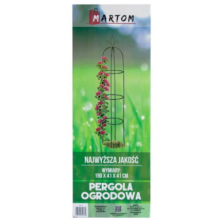 PERG-N0309 GARDEN PERGOLA COLUMN HALLOWLER für Kletterblumen 190 cm