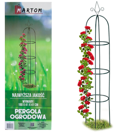PERG-N0309 GARDEN PERGOLA COLUMN HALLOWLER für Kletterblumen 190 cm