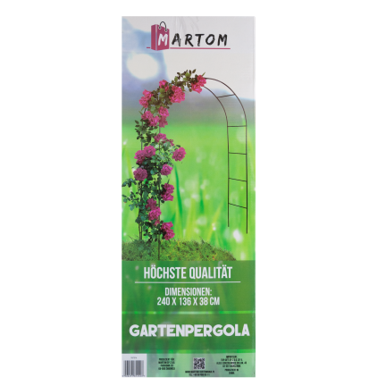 PERG-N3214 zahradní kovový oblouk pro růže květiny větve 240cm