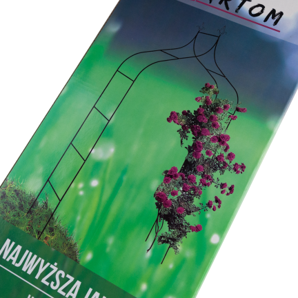 PERG-N6078 Gartenbogen Metallbogen für Rosen Blumen Zweige 240cm