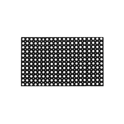 TAM7654 RECHTECKIGE DURCHBROCHENE GUMMIFUSSMATTE 40X60CM