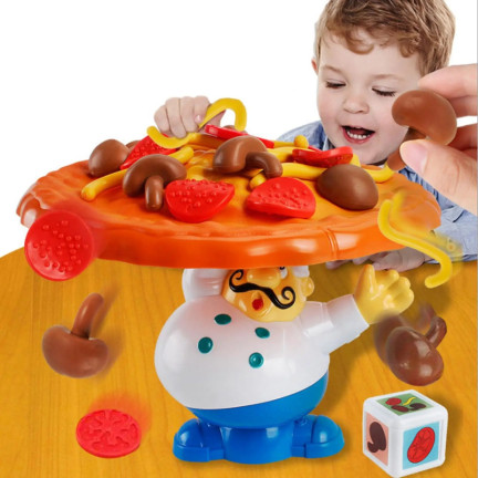 TG71195 PIZZA GAME FAMILY ARCADE PUZZLE STACK PIZZA MASTER