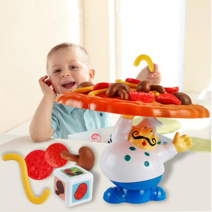 TG71195 PIZZA GAME FAMILY ARCADE PUZZLE STACK PIZZA MASTER