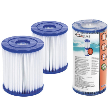 58093 Filtry 2x Bazénová filtrace Bestway typ I 58093