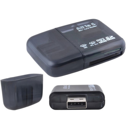 KO8 Čtečka paměťových karet USB 52W1 MS MINI SD HS RS MMC