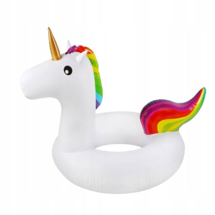 2645 SCHWIMMEN KREIS AUFBLASBARE MATRATZE EINHORN XXL