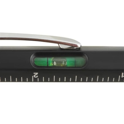 6337 6-in-1 multi-function pen with ruler, level, and eraser