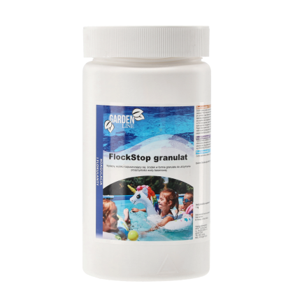 CHEM9488 FLOCKSTOP-GRANULAT FÜR SCHWIMMBADWASSER KOALESZENZ REINWASSER 1KG