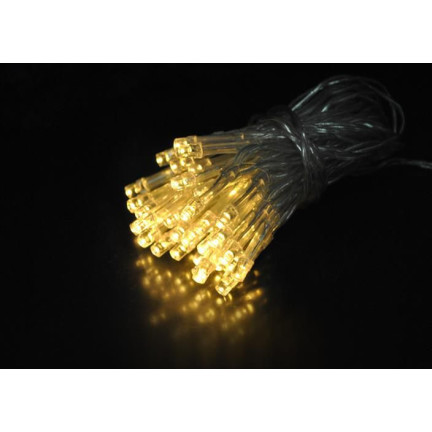 KK83CB VÁNOČNÍ STROMEK SVĚTLA 40LED BATERIE OVLÁDANÉ AA SVĚTLO TEPLÉ BÍLÉ