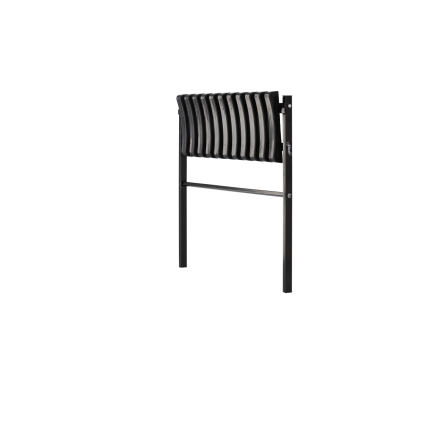 MEB8275 ŁAWKA SKŁADANA DŁ 68CM CZARNA DO OGRODU NA CMENTARZ CMENTARNA