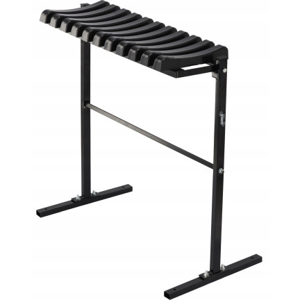 MEB8275 ŁAWKA SKŁADANA DŁ 68CM CZARNA DO OGRODU NA CMENTARZ CMENTARNA