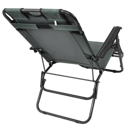 ZW40S GARTEN STRANDSTUHL FALTBAR 3 POSITIONEN GRAU