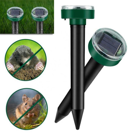 TG60447 SOLAR MAULWURFSABSCHRECKUNG ULTRASCHALL NAGETIERABSCHRECKUNG FÜR DEN GARTEN