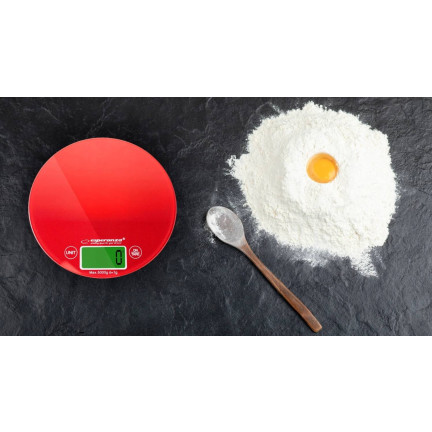 ES156CZ MANGO RUNDE KÜCHENWAAGE ROT