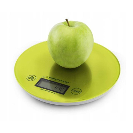 ES156Z KULATÁ KUCHYŇSKÁ VÁHA MANGO ZELENÁ