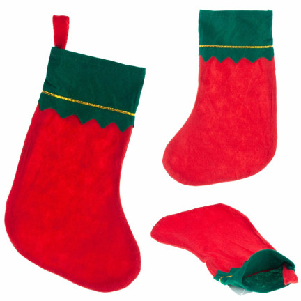 TG53073 GESCHENK SOCKE STOFF UNGEMUSTERT UNI WEIHNACHTEN SOCKE MICKEY EKO