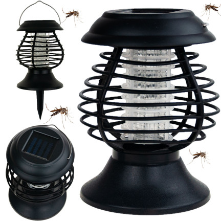 TG60451 SOLAR INSEKTIZID LAMPE UV FÜR MÜCKEN MOTTEN INSEKTEN