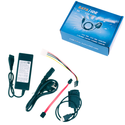 TG63000 USB IDE 3.5 2.5 SATA ATA Adapter MOLEX Adapter zum Rippen von Laufwerken