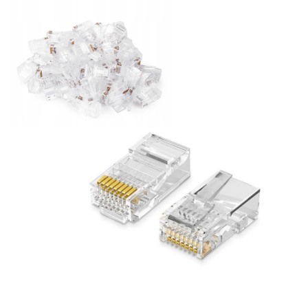 tv39 50x KONCOVÁ KAPACITA RJ45 RJ 45 Zástrčky RJ-45