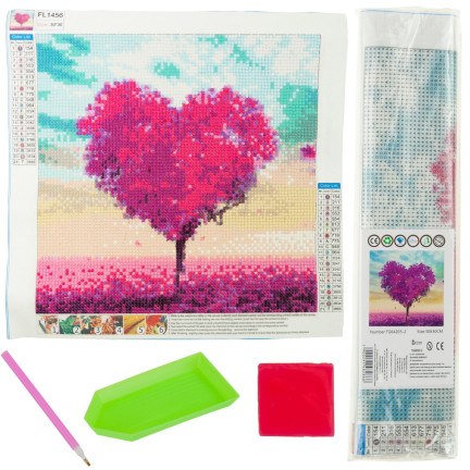 Stickerei diamant malerei 3d diamant herz mosaik diamant malerei liebe
